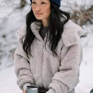 Savvi Sherpa full zip jacket